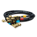Fieldpiece HR3B 1/4" Ball Valve Hose Set – 5 ft A2L Refrigerant Hoses, 3-Pack