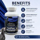 Purina Pro Plan FortiFlora Probiotic Supplement for Dogs – 90 Chewable Tablets