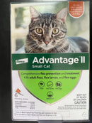 Elanco Advantage II Flea Prevention for Small Cats 5–9 lbs – 6 Doses