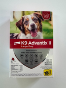 K9 Advantix II Flea, Tick & Mosquito Prevention for Dogs 21–55 lbs – 6 Doses