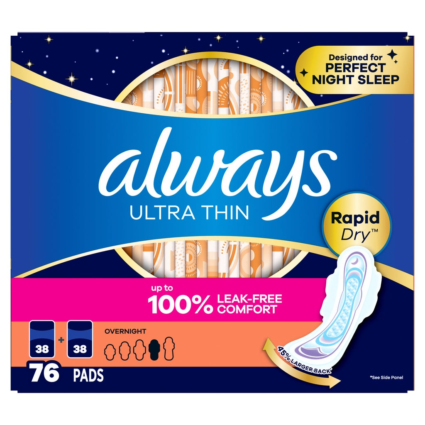 Ultra Thin Advanced Overnight Pads