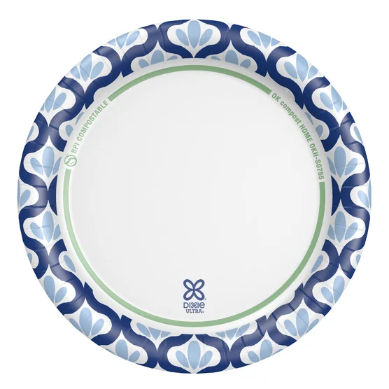 Dixie Ultra Paper Plates 6-7/8" – Heavy Duty Disposable Plates (300 Count Pack) - Image 2