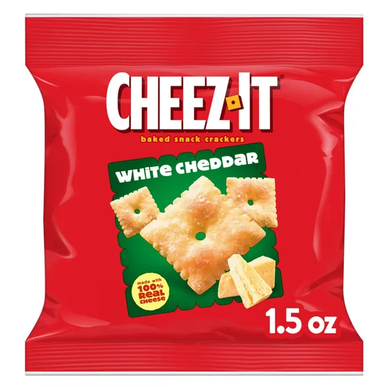 Cheez-It White Cheddar Baked Snack Crackers – 1.5 oz (45-Count Family Pack) - Image 2