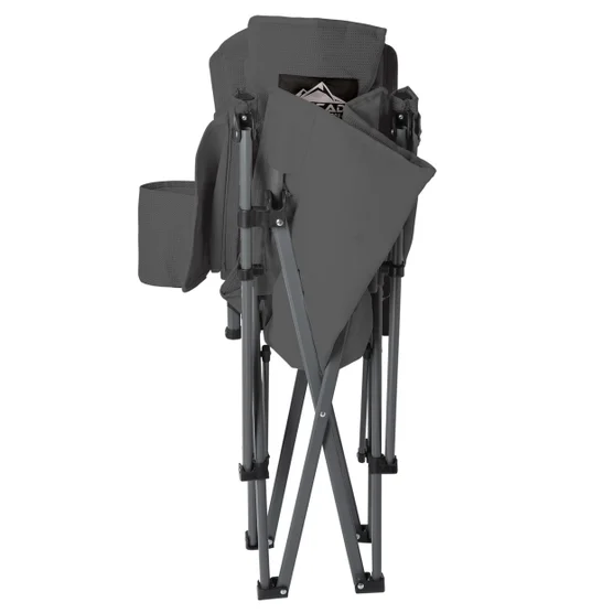 Cascade Mountain Tech Padded Camp Chair – Heavy Duty Folding Outdoor Camping Chair with Cup Holder & Carry Bag - Image 2