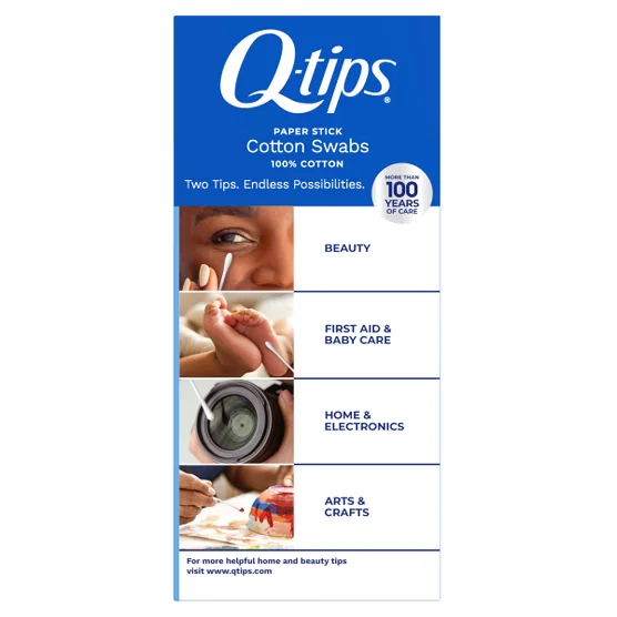 Q-tips Original Cotton Swabs 1875 Count 100% Cotton for Beauty, Baby Care & First Aid - Image 2