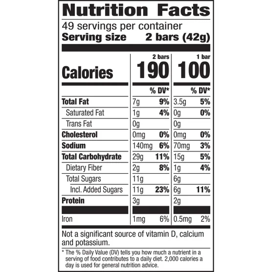 Nature Valley Crunchy Granola Bars Oats & Honey 49-Count – Whole Grain Energy Snack Bars - Image 2