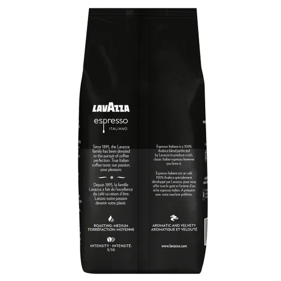 Lavazza Caffé Espresso 100% Arabica Whole Bean Coffee 2.2 lb Medium Roast USA - Image 2