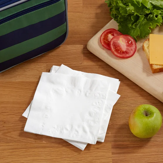 Vanity Fair Everyday 2-Ply Disposable Napkins 660 Count 6 Pack White Paper Napkins - Image 2