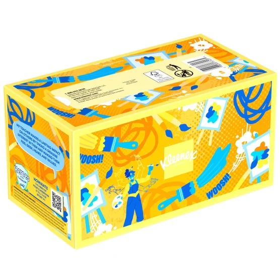 Kleenex Trusted Care Facial Tissue 10 Pack – 2 Ply Soft & Strong Tissues - Image 2